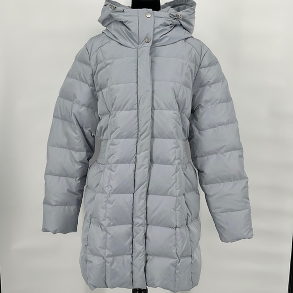 Cole Haan‎ Women's Signature Hooded Taffeta Down Coat size Large